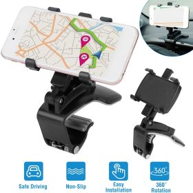 Car Dashboard Phone Stand Car Phone Holder Non-slip 360°Rotation Dashboard Phone Holder Suitable For 3-7in Cell Phone