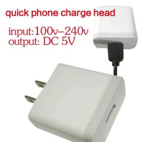 Quick Phone Charge Head Input:110v-240v Output:DC 5V for Usb Wires