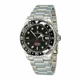 Revue Thommen 17572.2137 GMT Diver Black Dial Stainless Steel Swiss Automatic Watch